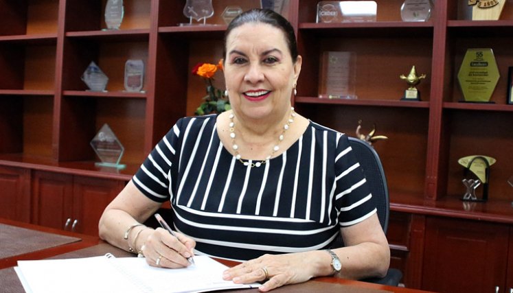 Carmen Eliza Araque, rectora de la UDES, sede Cúcuta