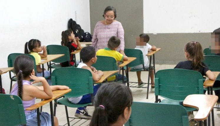 Escuela Temporal para la Paz. / Foto: Carlos Ramírez / La Opinión 