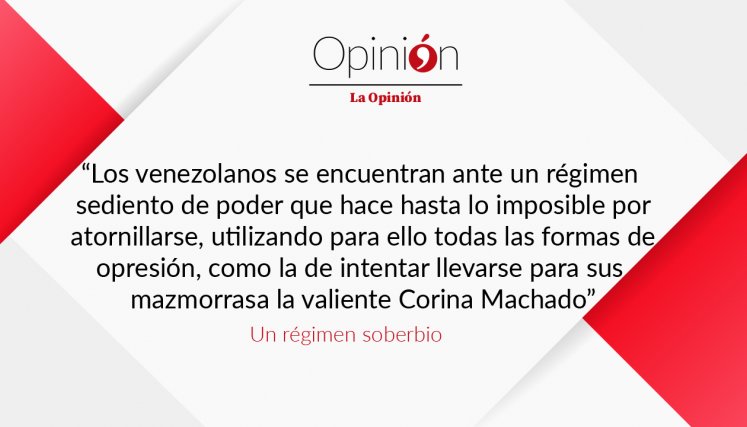 Un régimen soberbio