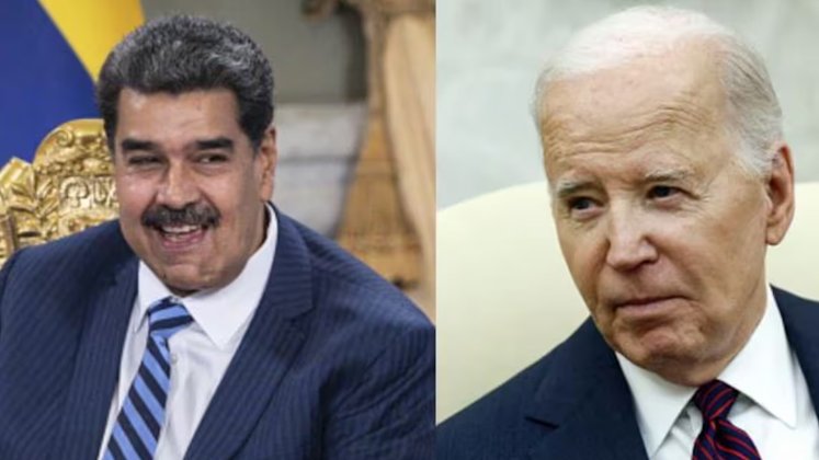 Maduro y Joe Biden