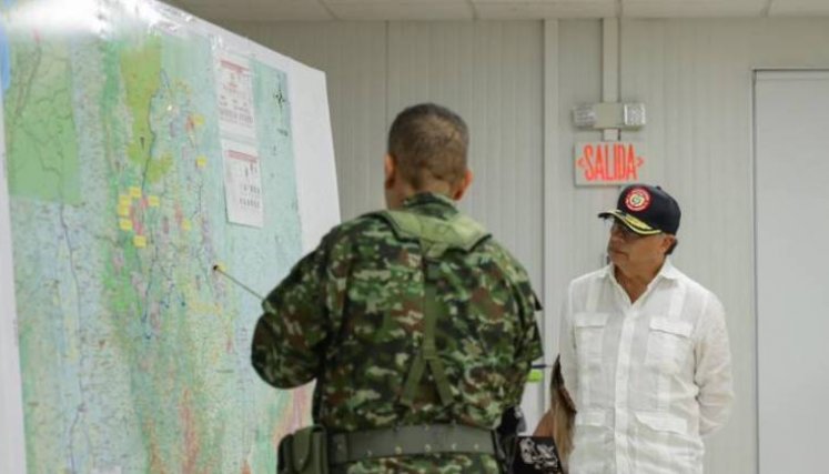 El presidente Gustavo Petro dijo que si el Eln quiere guerra, guerra tendrá./Foto Presidencia