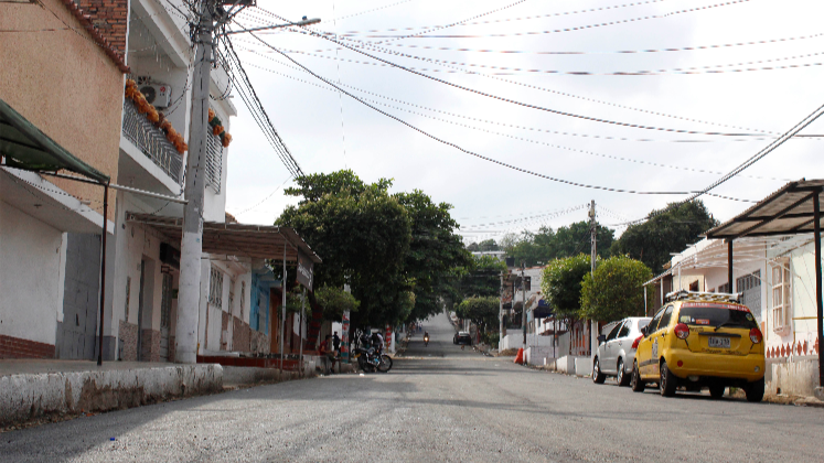 Así quedó una de las vías del barrio El Contento luego de su intervención.