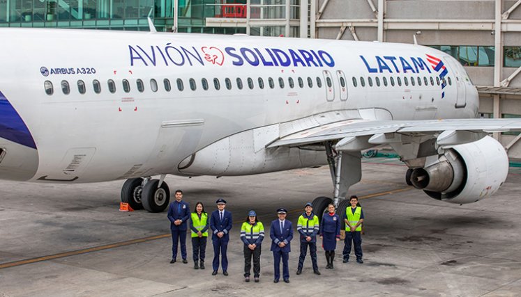 Avión Solidario. / Foto Cortesía