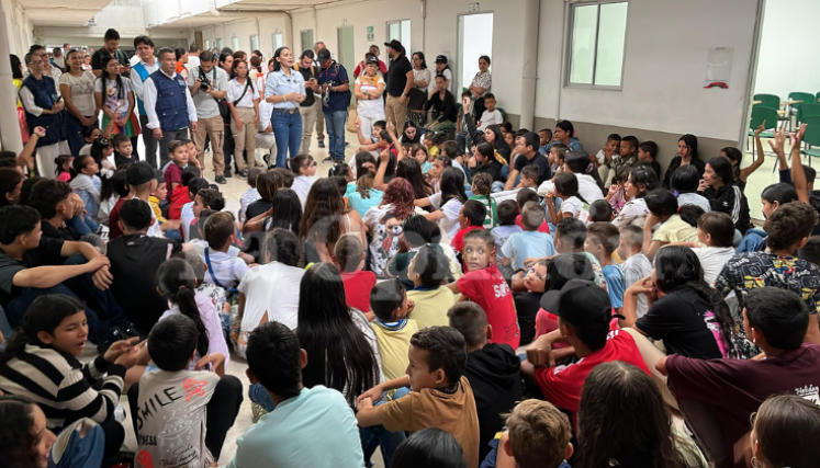 Niños del Catatumbo clases en Cúcuta