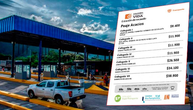 Peaje Los Acacios. / Foto La Opinión