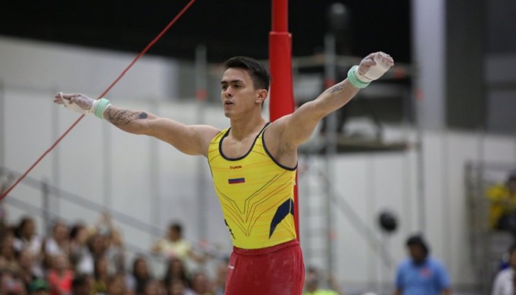 Jossimar Calvo gimnasta cucuteño.