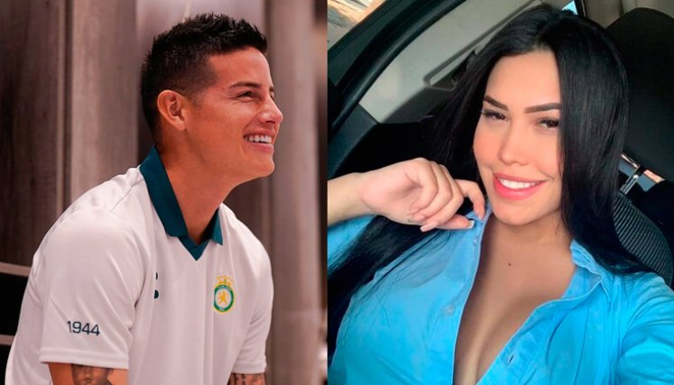 Ana del Castillo y James Rodriguez