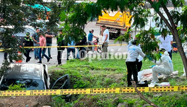 Ataque sicarial. Foto La Opinión