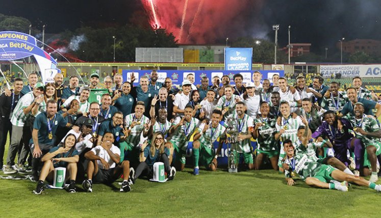 Atlético Nacional, campeón de la Superliga. 