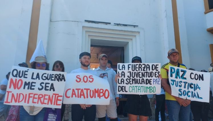 Los jóvenes del Catatumbo claman por la paz.