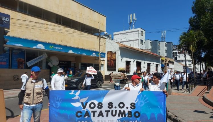 Los jóvenes del Catatumbo claman por la paz.