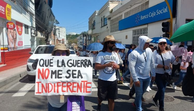 Los jóvenes del Catatumbo claman por la paz.