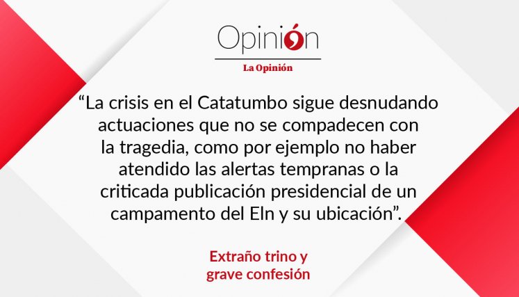 Extraño trino y grave confusión