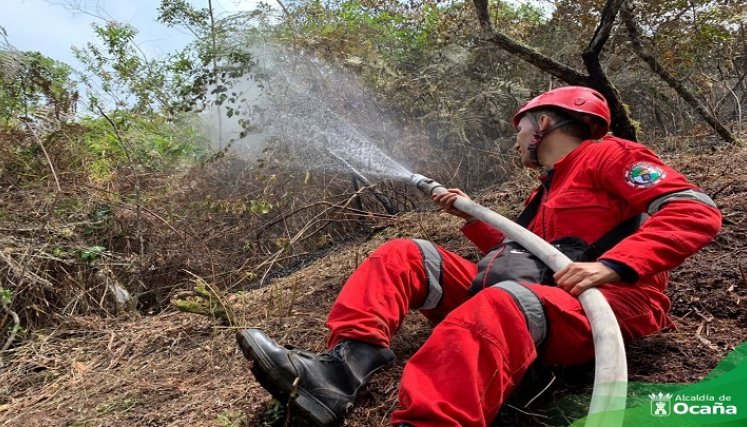 En Ocaña se adoptan medidas para controlar los incendios forestales.