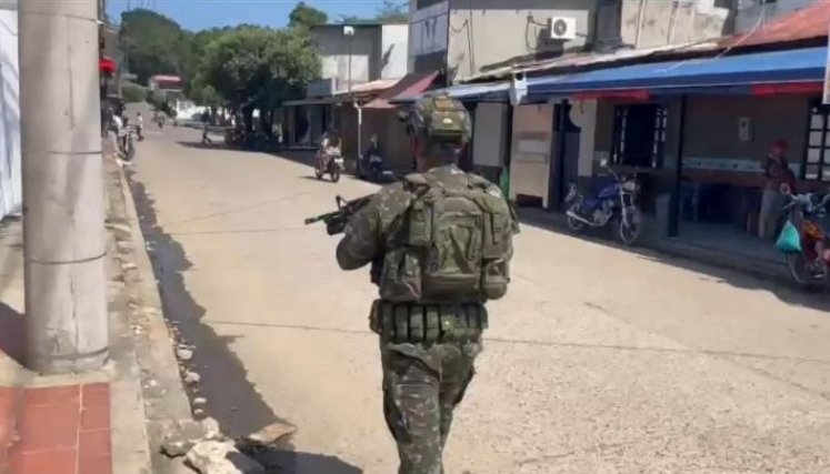 El Ejército patrulla el Catatumbo/Foto Cortesía