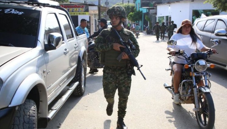 Tropas del Ejército adelantan patrullajes a diario en municipios del Catatumbo.