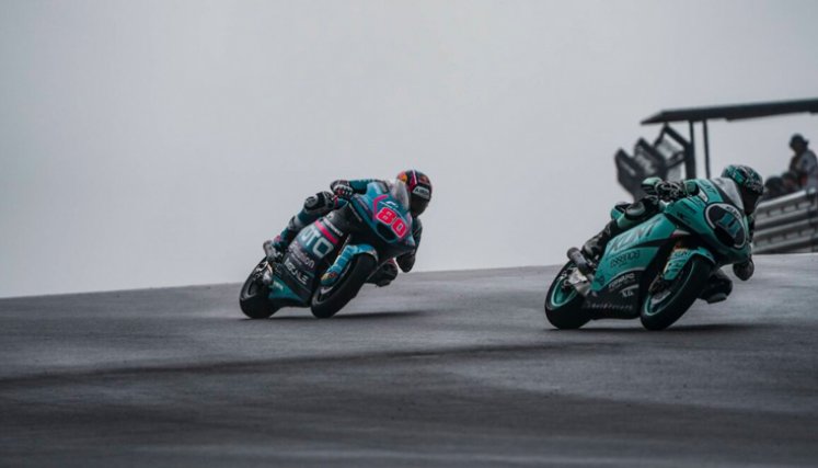  David Alonso sumó sus primeros puntos en Moto2. Foto: Comité Olímpico Colombiano