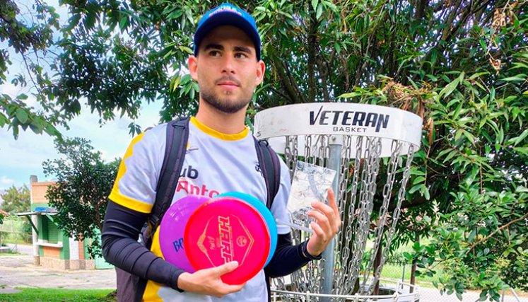 Elián Sanguino, disc golf de Norte de Santander. 