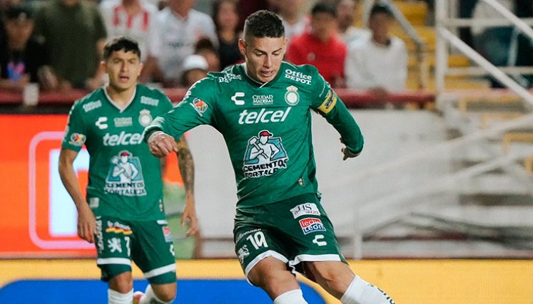 James Rodríguez, León de México 2025. 
