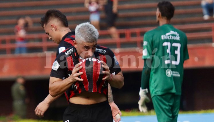 Matías Pisano del Cúcuta Deportivo. / Foto: Carlos Ramírez / La Opinión