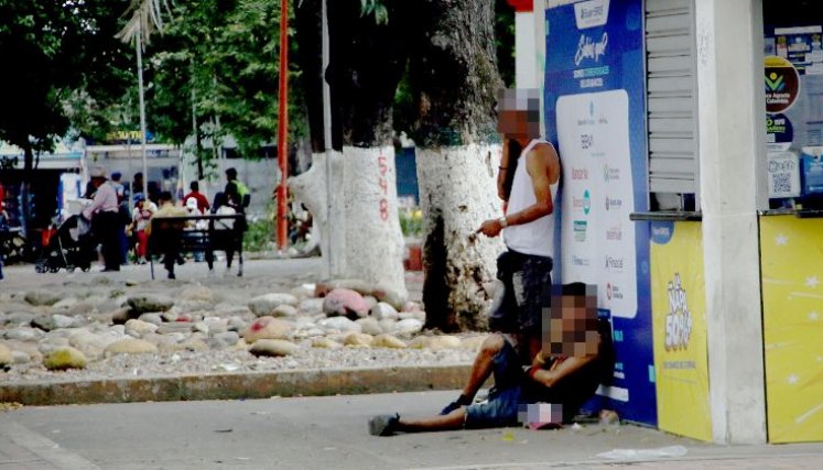 Consumo de sustancias en parque Mercedes