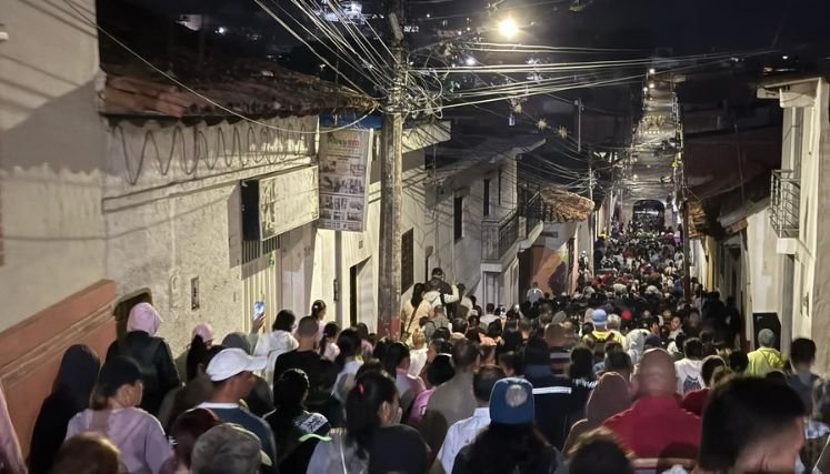 Peregrinos claman a la virgen de la Torcoroma por la paz del Catatumbo.