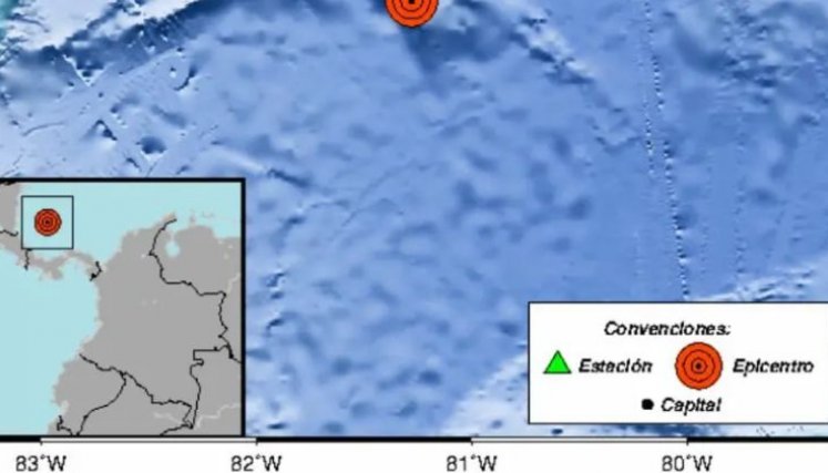 Temblor en San Andrés