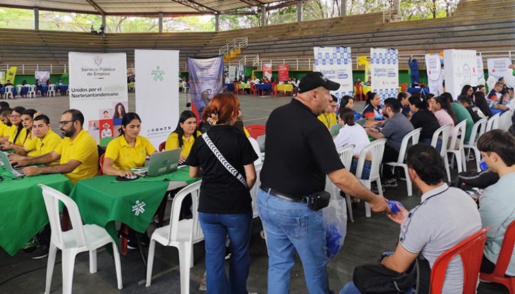 Feria de empleo en Cúcuta. / Foto Cortesía