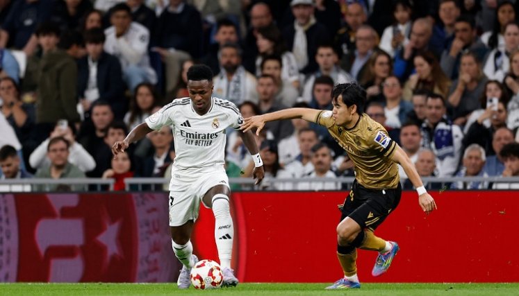 Vinicius Junior, una baja sensible en el equipo merengue. 