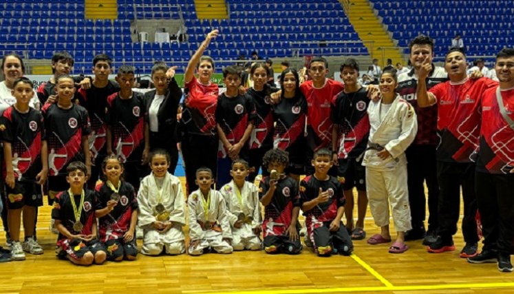 Los yudocas rojinegros obtuvieron nueve medallas en el Interligas.