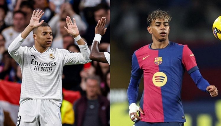 Kilyan Mbbaé y Lamine Yamal se juegan más que el orgullo.