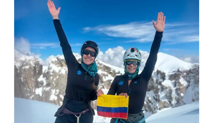 Se trata de las escaladoras Ana María Giraldo Gómez y Ana Isabel Bustamante, quienes están cerca de coronar las cimas más altas del mundo.