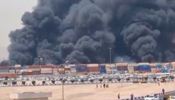Explosión en Irán. Foto: captura de pantalla