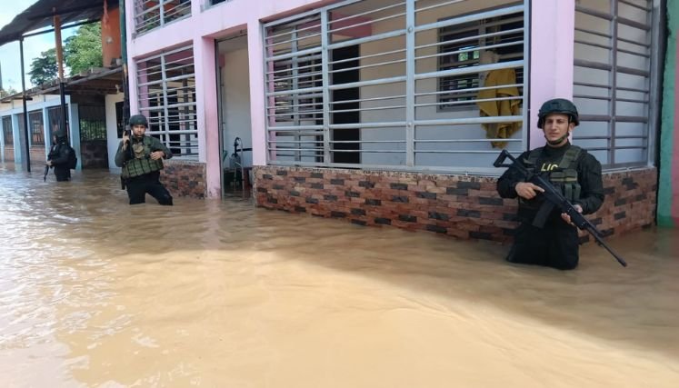 Crecientes de los ríos ocasionan inundaciones en la zona del Catatumbo.