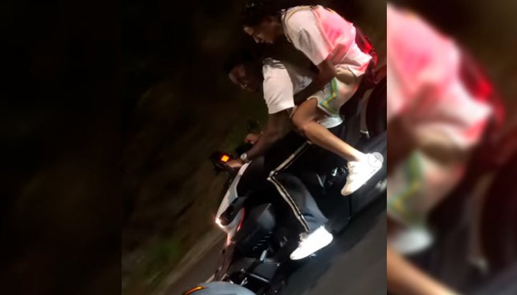 Jhon Jader Duran en moto. Foto tomada de instagram
