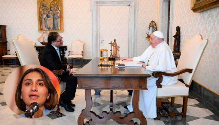 Laura Sarabia hizo pronunciamiento sobre la muerte del papa Francisco
