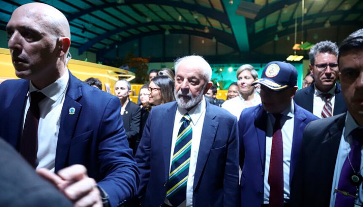 Presidente Gustavo Petro y presidente Lula Da Silva de Brasil