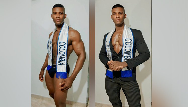 Dionisio Solís, el policía que representará a Colombia en Míster Beauty Intercontinental.