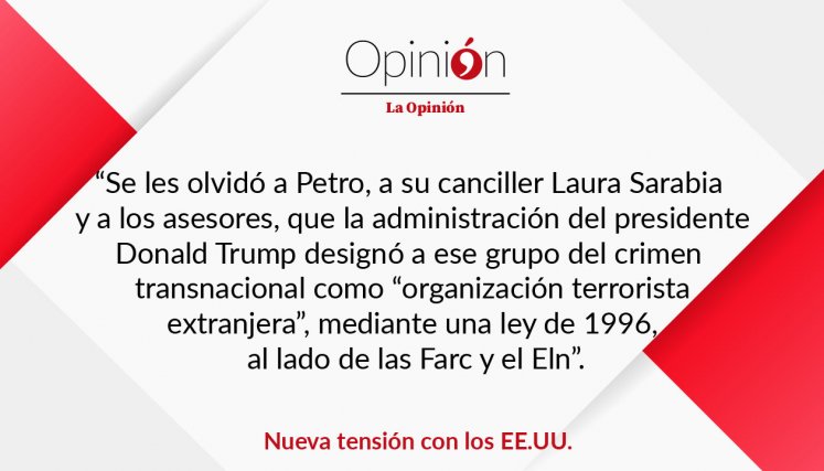 Nueva tensión con los EE.UU.