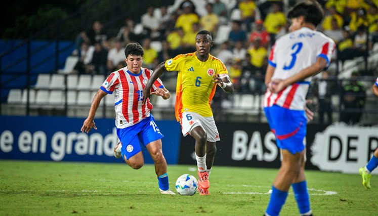 Colombia vs. Paraguay, Sudamericano Sub-17  2025. 