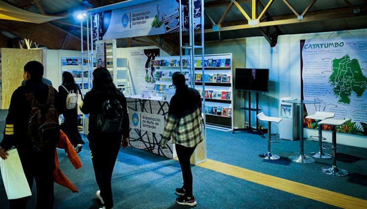 Stand de Norte de Santander en la Filbo