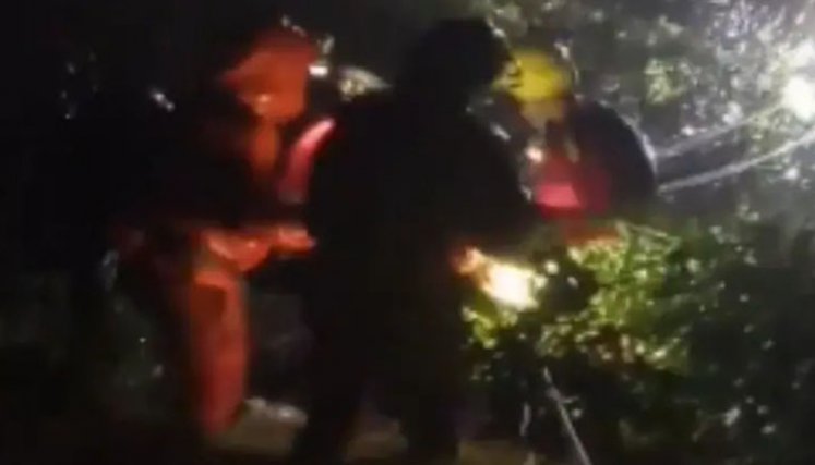 En medio de fuertes lluvias, las turistas colombianas se extraviaron en un sector boscoso en las Islas Canarias. / Foto: Cortesía.