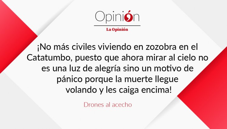 Drones editorial. 