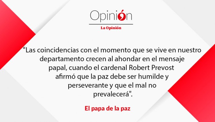 El papa de la paz