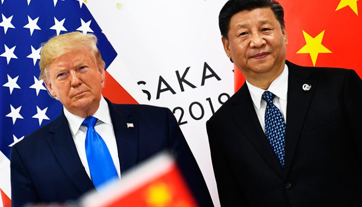 El presidente de Estados Unidos, Donald Trump, y su homólogo de China, Xi Jinping./ Foto Archivo