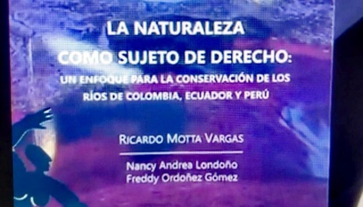Libro 'La Naturaleza como sujeto de derecho', de Ricardo Motta/Foto cortesía