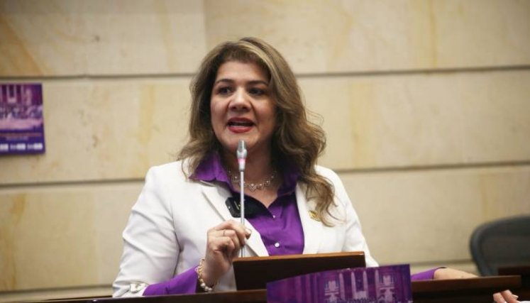 La senadora cucuteña Lorena Ríos habló sobre la reforma laboral y el episodio del archivo del proyecto./Foto cortesía