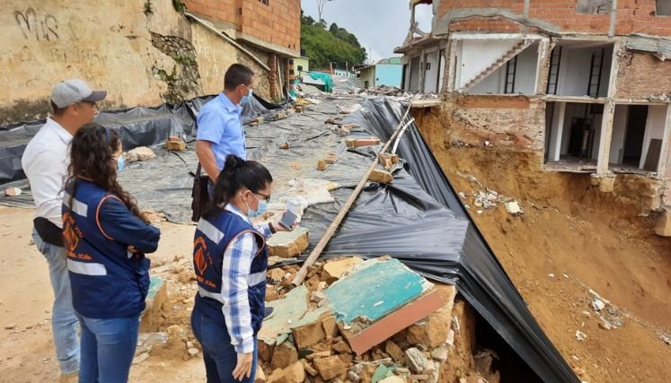 En julio se cumplen 4 años de la falla geológica que derrumbó 11 viviendas y los afectados siguen a la deriva. /Foto: Cortesía
