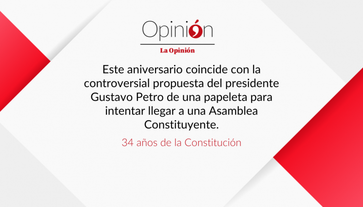 34 años de la Constitución