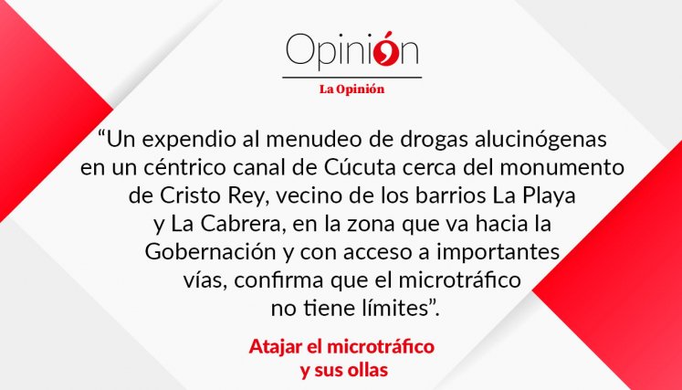 Atajar el microtráfico y sus ollas